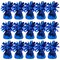 BLUE PANDA Blue Balloon Weights - 4.5 In H x 2.5 In Dia, 6 Oz, Metallic Foil, Pack of 15 - Table Weights